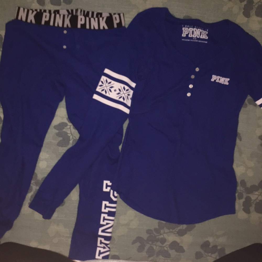Victoria’s Secret pink pajamas